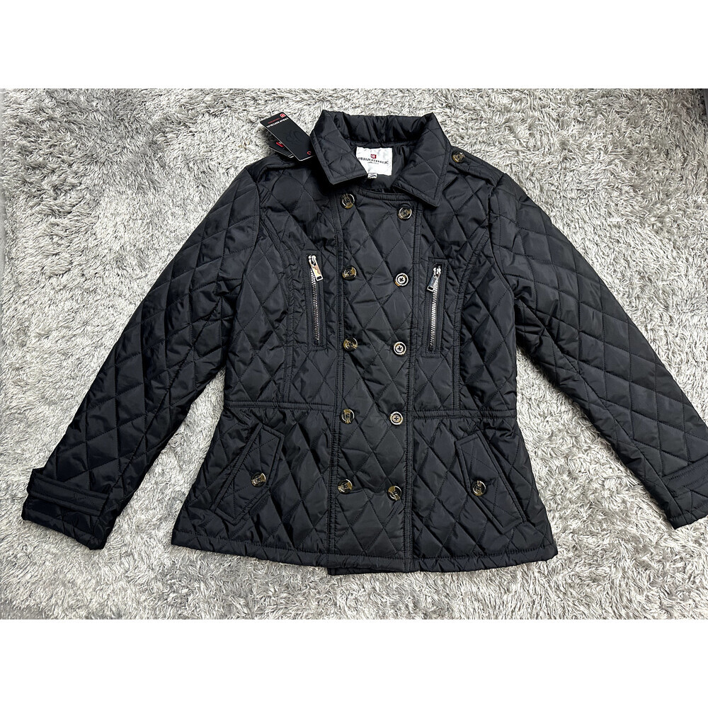 Urban Republic Women's Long Sleeve Cinched Jacket In Black Size M NWT